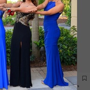 Royal blue formal gown